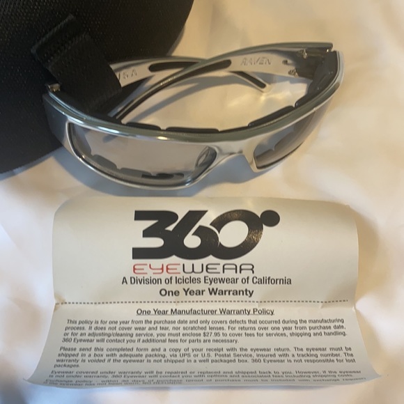 Raven biker glasses 360 eyewear worn 1 time main image 4